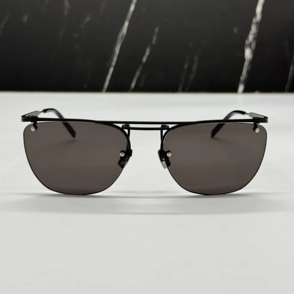 NEW SAINT LAURENT SL600 001 BLACK UNISEX SUNGLASSES SAINT LAURENT SL600 001